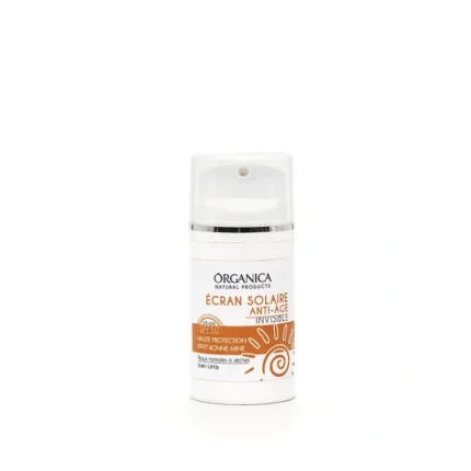 Écran solaire anti-âge SPF50 minéral naturel invisible Organica