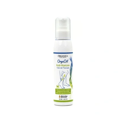 Huile de massage anti-varices naturelle cyprès lentisque Organica 120ml