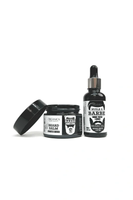 pack soin barbe baume huile figue de barbarie Organica