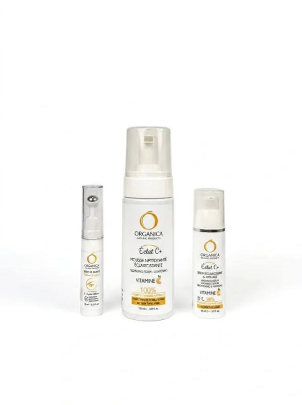 pack éclat anti-fatigue sérum vitamine C contour des yeux