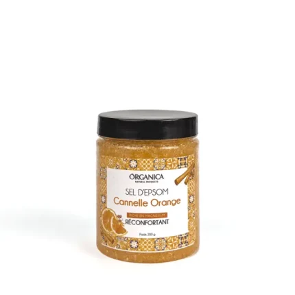 sel d'epsom cannelle orange bain relaxant Organica
