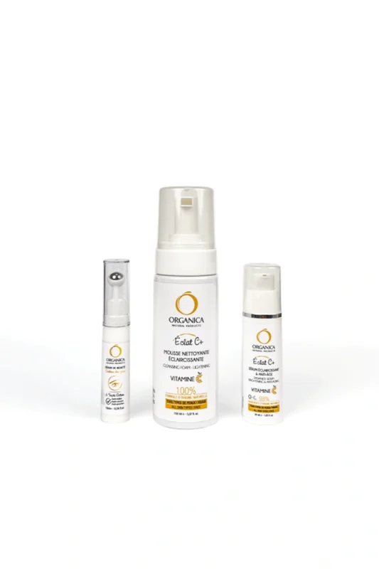 pack éclat anti-fatigue sérum vitamine C contour des yeux