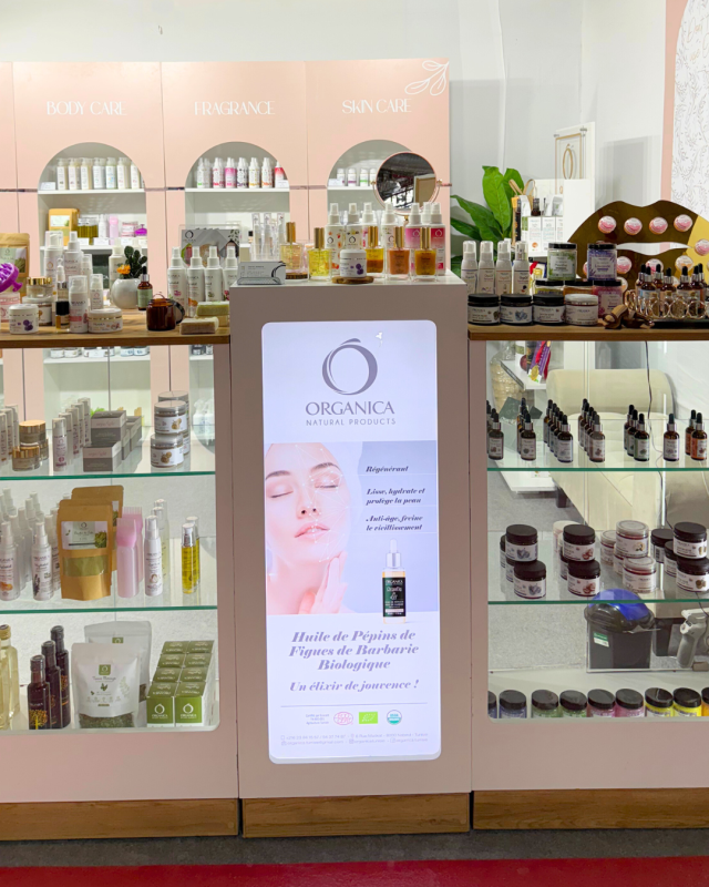 Présentation des produits de soins naturels Organica