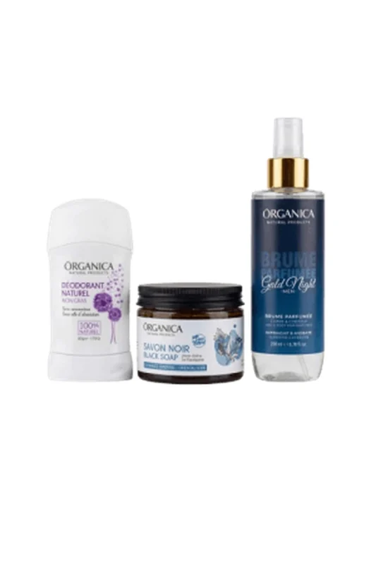 pack hammam homme Glow déodorant savon noir brume